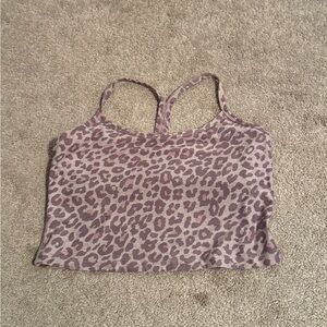 Beyond Yoga Chai Leopard Print Tank Top